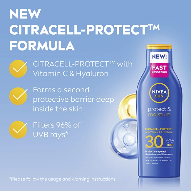 Nivea Sun Protect & Moisture Sun Losjonas kūnui
