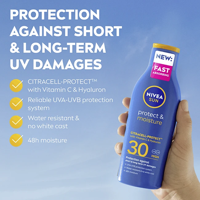 Nivea Sun Protect & Moisture Sun Losjonas kūnui
