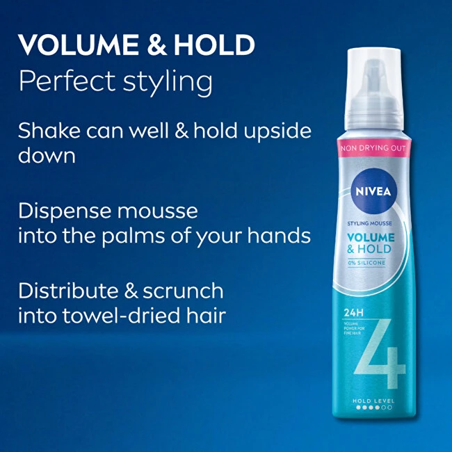 Nivea Volume Care plaukų putos 150ml