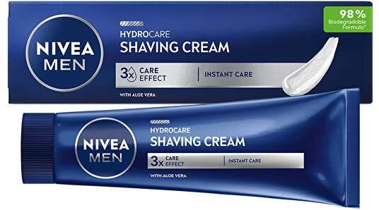 Nivea „Hydrocare“ skutimosi kremas (švelnus skutimosi kremas) 100 ml