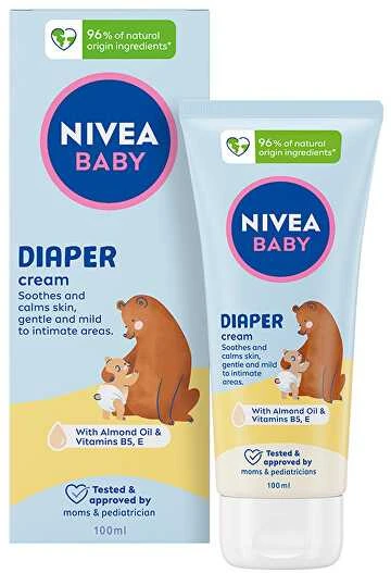 Nivea apsauginis kremas nuo bėrimų kūdikiams (vystyklų bėrimas Kreminis), 100 ml