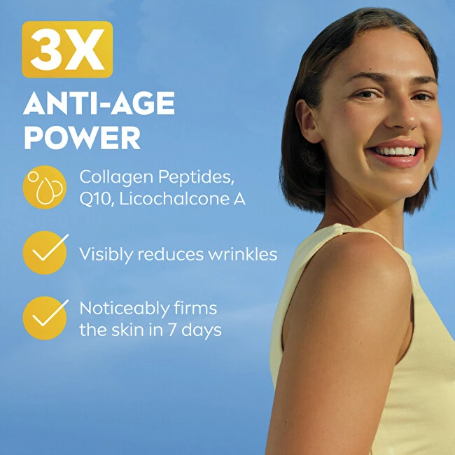 Nivea Apsauginis veido kremas SPF 50+ Anti-Aging Q10 UV veido kremas 40 ml