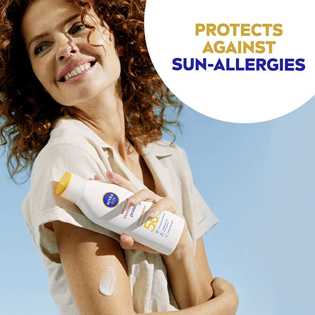 Nivea Apsauginis losjonas jautriai odai SPF 50+ „Sun Sensitive Protect“ 200 ml