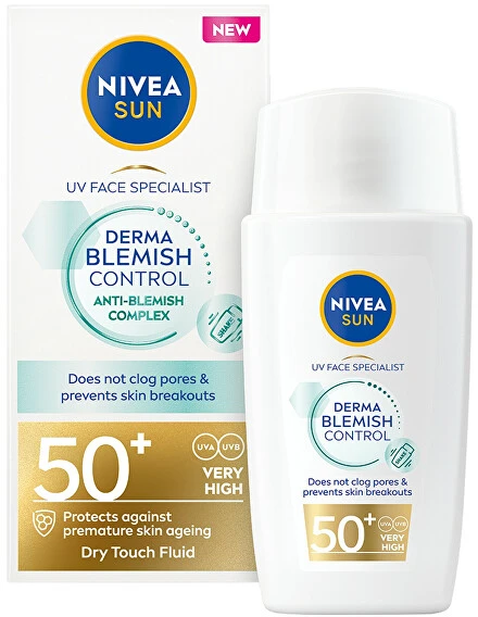 Nivea UV veido specialistė Derma Skin Clear Face Sun Care