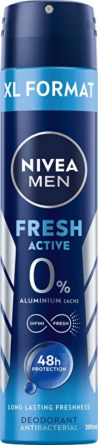 Nivea Men Fresh Active Dezodorantai, 200 ml