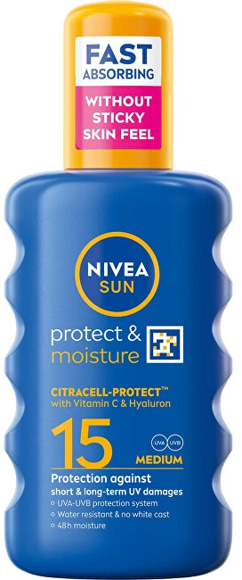 Nivea Sun Protect & Moisture Sun Losjonas kūnui, 200 ml