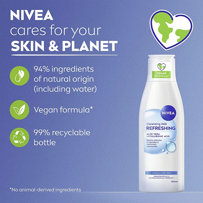 Nivea gaivinantis valomasis pienelis, 200 ml