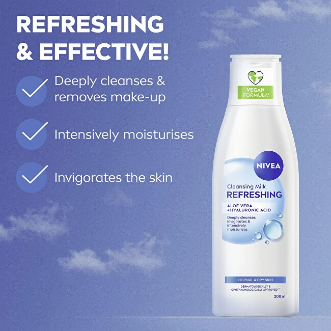 Nivea gaivinantis valomasis pienelis, 200 ml