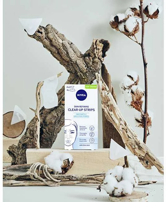 Nivea Skin Refining SOS Clear Up Strips Local Care moterims, 8 vnt