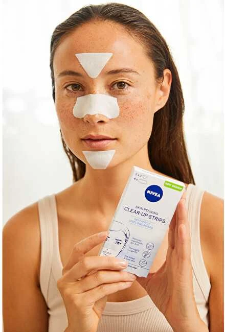 Nivea Skin Refining SOS Clear Up Strips Local Care moterims, 8 vnt