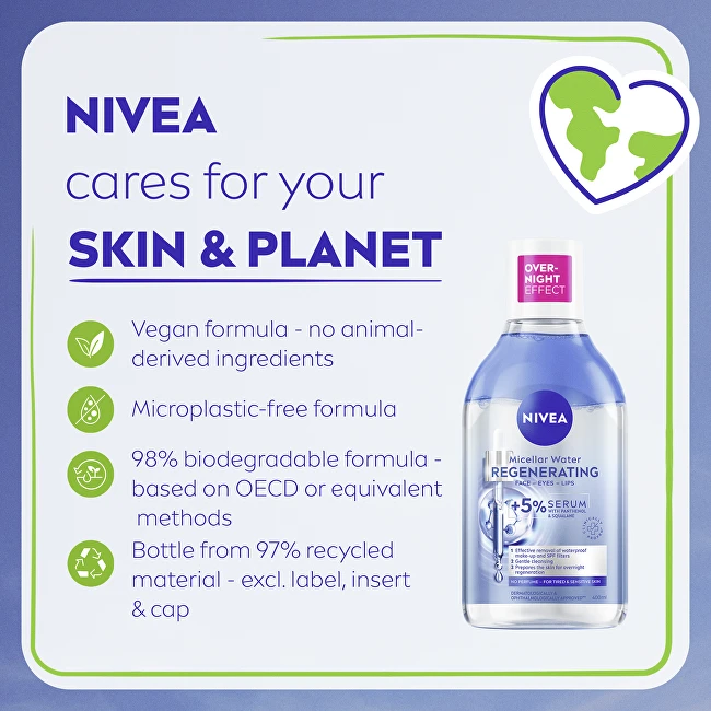 Nivea Regenerating Micellar Vanduo 400 ml