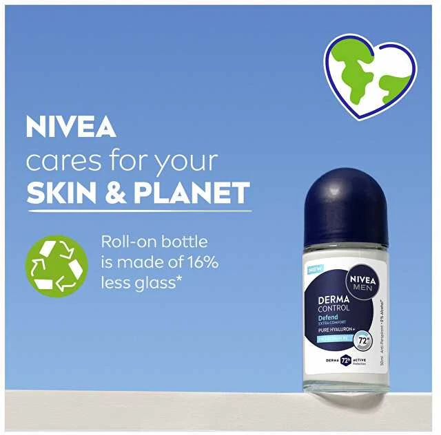 Nivea rutulinis antiperspirantas vyrams Men Derma Control Defend (antiperspirantas) 50 ml