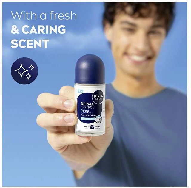 Nivea rutulinis antiperspirantas vyrams Men Derma Control Defend (antiperspirantas) 50 ml