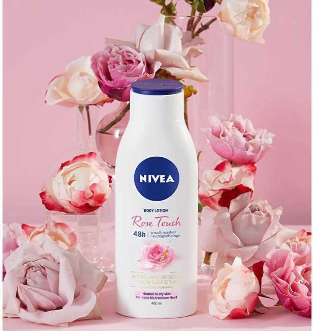 Nivea Rose Touch & Hydration Losjonas kūnui Losjonas kūnui moterims, 400 ml