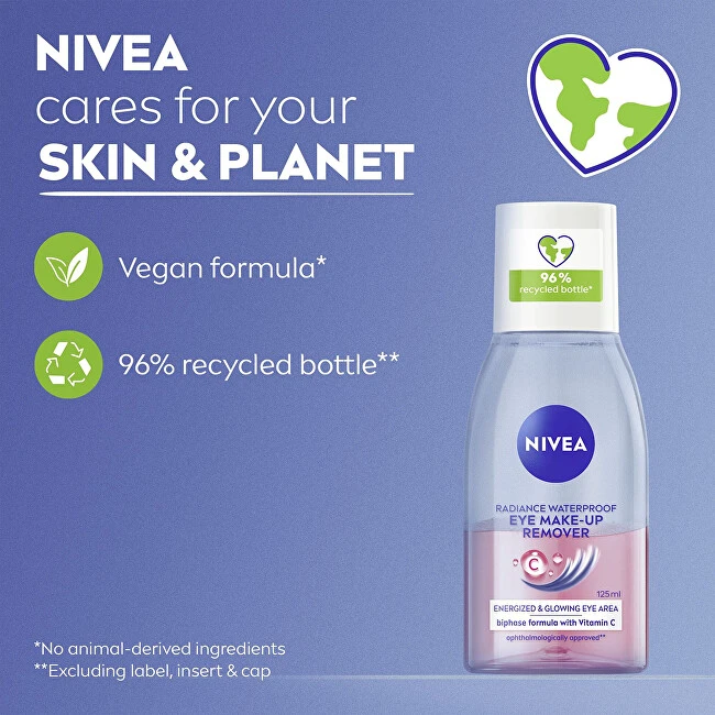Nivea (Rūpestingas akių makiažo valiklis) 125 ml