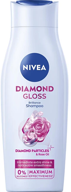 Nivea Diamond Gloss švelnus plaukų šampūnas 400ml
