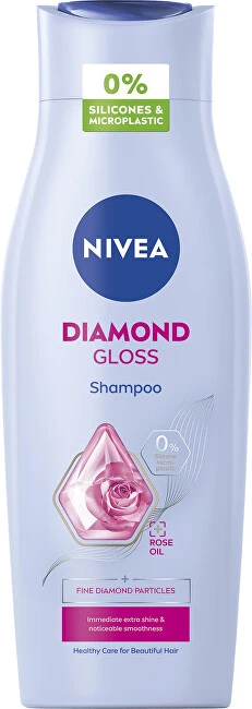 Nivea Diamond Gloss švelnus plaukų šampūnas 400ml
