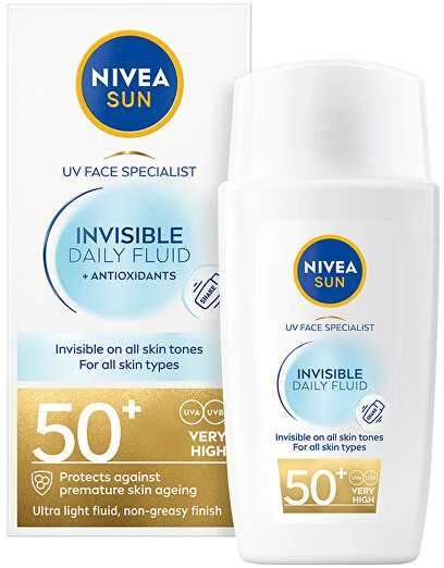 Nivea odos kremas Specialist Invisible Fluidas SPF 50+ 40 ml