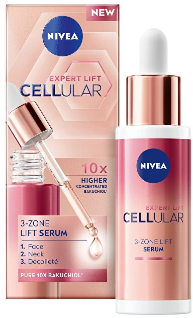 Nivea Cellular Expert Lift 3 zonų pakeliantis serumas odos serumas