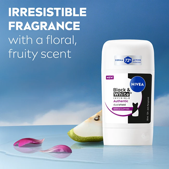 Nivea kietas antiperspirantas B&W Authentic antiperspirantas 50 ml