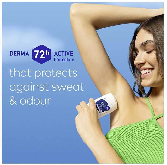 Nivea Derma Control dezodorantas naudojimo procesas