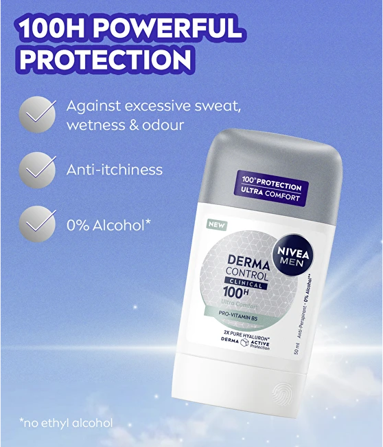 Nivea Solid antiperspirant for men Men Derma Dry Control 50 ml