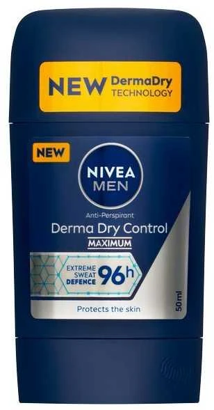 Nivea Solid antiperspirant for men Men Derma Dry Control 50 ml