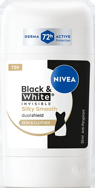 Nivea Juodas & Baltas Invisible Silky Smooth Antiperspirant moterims, 50 ml