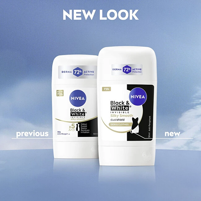 Nivea Juodas & Baltas Invisible Silky Smooth Antiperspirant moterims, 50 ml
