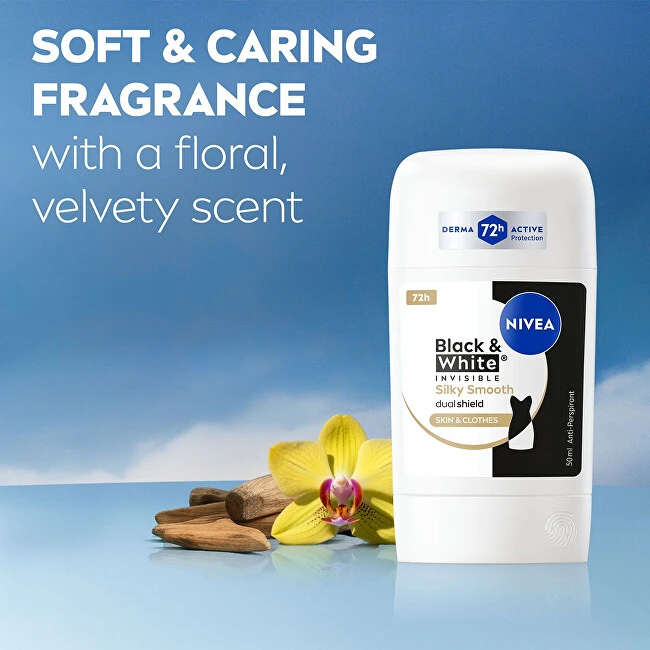 Nivea Juodas & Baltas Invisible Silky Smooth Antiperspirant moterims, 50 ml