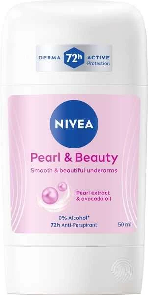 Nivea Kietas antiperspirantas „Pearl & Beauty“ (antiperspirantas) 50 ml