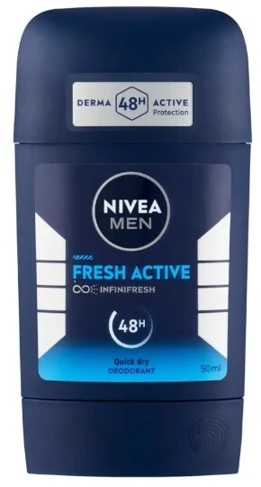 Nivea Men Fresh Active 48h Dezodorantas vyrams, 50 ml