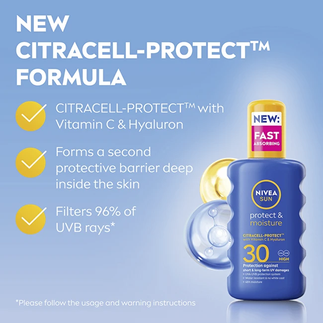 Nivea Sun Protect & Moisture Sun Losjonas kūnui
