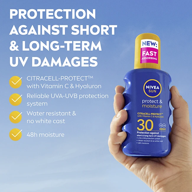 Nivea Sun Protect & Moisture Sun Losjonas kūnui