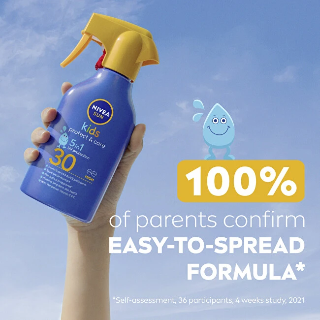 Nivea Apsauginis nuo saulės purškiklis vaikams SPF 30, apsaugantis ir prižiūrintis, 250 ml