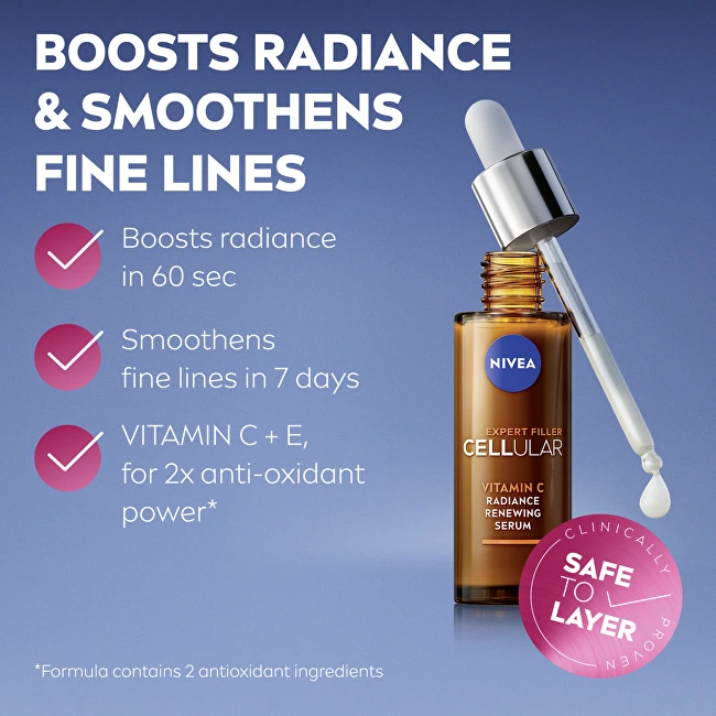 Nivea Brightening serumas su vitaminu C Cellular Expert Filler Vitamin C, 30 ml