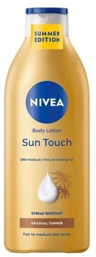 Nivea Tonizuojantis kūno losjonas "Sun Touch" ("Losjonas kūnui") 400 ml