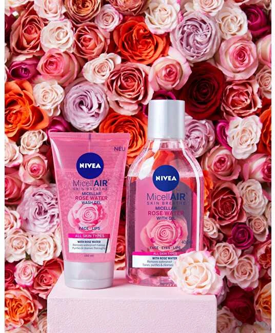 Nivea dvifazis micelinis vanduo su rožių vandeniu (Micellar Rose Vanduo) 400 ml
