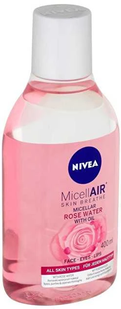 Nivea dvifazis micelinis vanduo su rožių vandeniu (Micellar Rose Vanduo) 400 ml