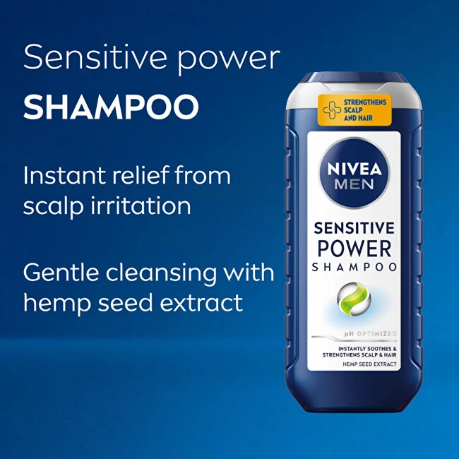 Nivea Men's Šampūnas for sensitive scalp Men Sensitive Power (Shampo) 250 ml
