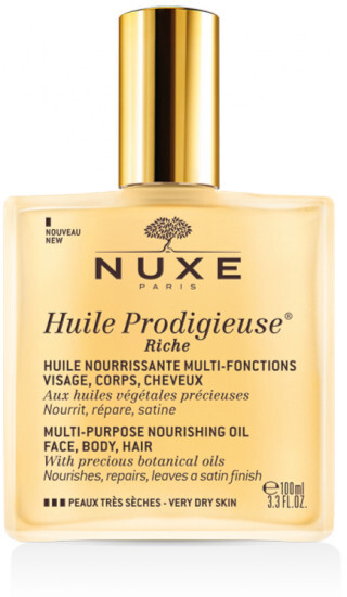 "Nuxe Huile Prodigieuse Riche" labai sausai odai 100ml