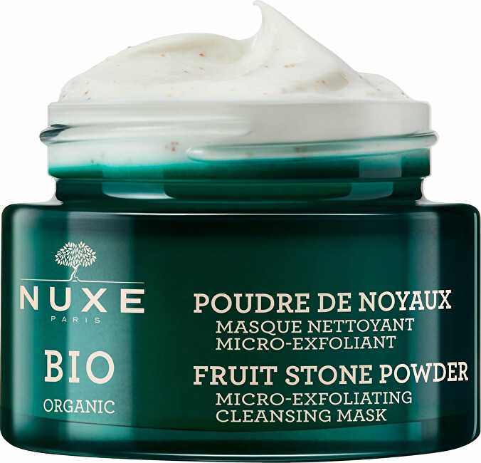 Nuxe NUXE BIO* Mikrošveičiamoji valomoji kaukė - milteliai su vaisių kauliukais 50ml