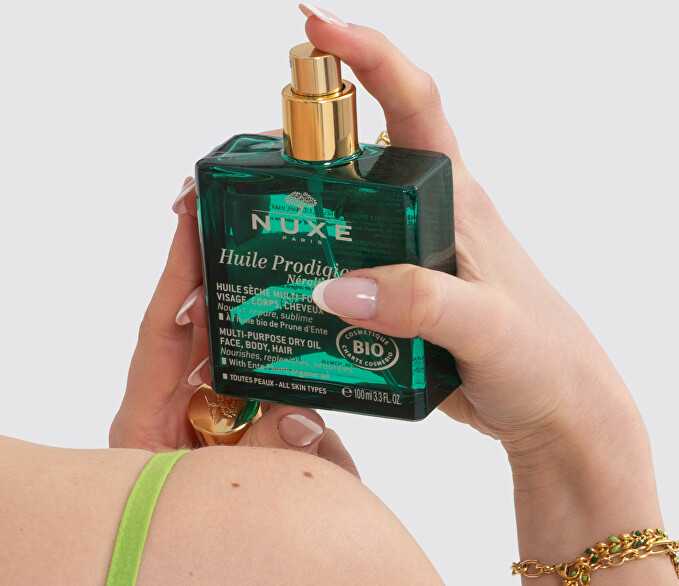 Nuxe Sausasis aliejus „Huile Prodigieuse® Multi- Purpose Organic Neroli Dry Oil“ (veidui, kūnui, plaukams)