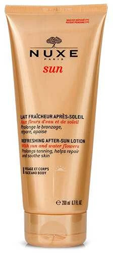 Gaivinamasis veido ir kūno losjonas po deginimosi „NUXE SUN Refreshing after-sun face and body lotion“, 200 ml