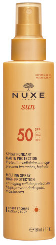 "Nuxe Sun" aukštos apsaugos purškiklis su SPF 50 150ml