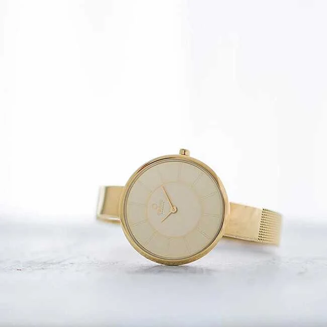 Laikrodis Obaku Sol Gold V149LXGGMG