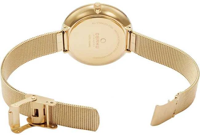 Laikrodis Obaku Mynte Gold V211LXGIMG
