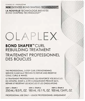 Olaplex priežiūros rinkinys garbanotiems ir banguotiems plaukams Bond Shaper Curl Rebuilding Treatment