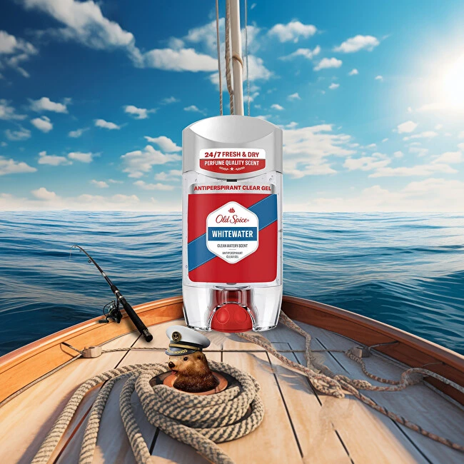 Old Spice Baltas Vanduo skaidrus gelis antiperspirantas 70 ml