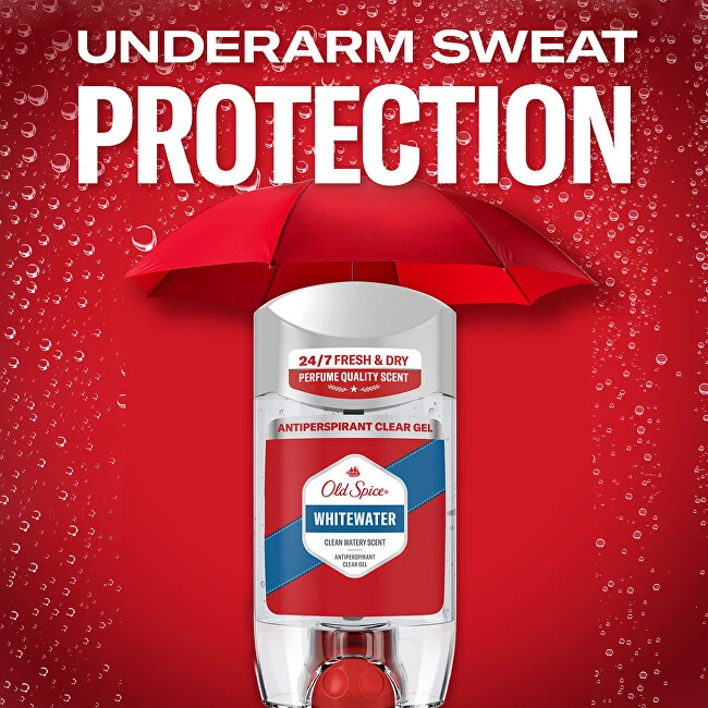 Old Spice Baltas Vanduo skaidrus gelis antiperspirantas 70 ml